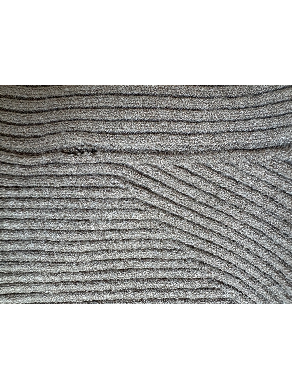 Express Women's XS Taupe Ribbed Knit Tank Top with V-Neck - Picture 4 of 4